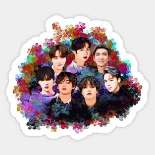 Bts fan art Sticker